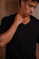 Essential V Neck T Shirt Over Size