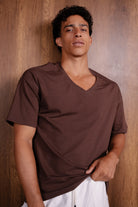 Essential V Neck T Shirt Over Size