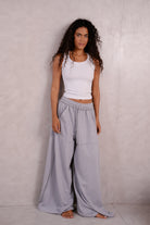 Relaxed Wide Leg Drawstring Pants